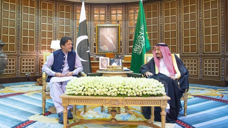 Pakistan - PM Imran with King Salaman